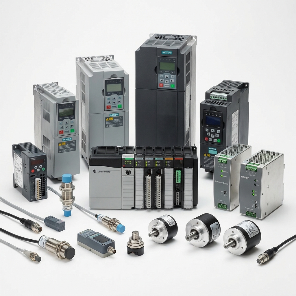 Industrial automation VFDs PLCs from ABB, Siemens