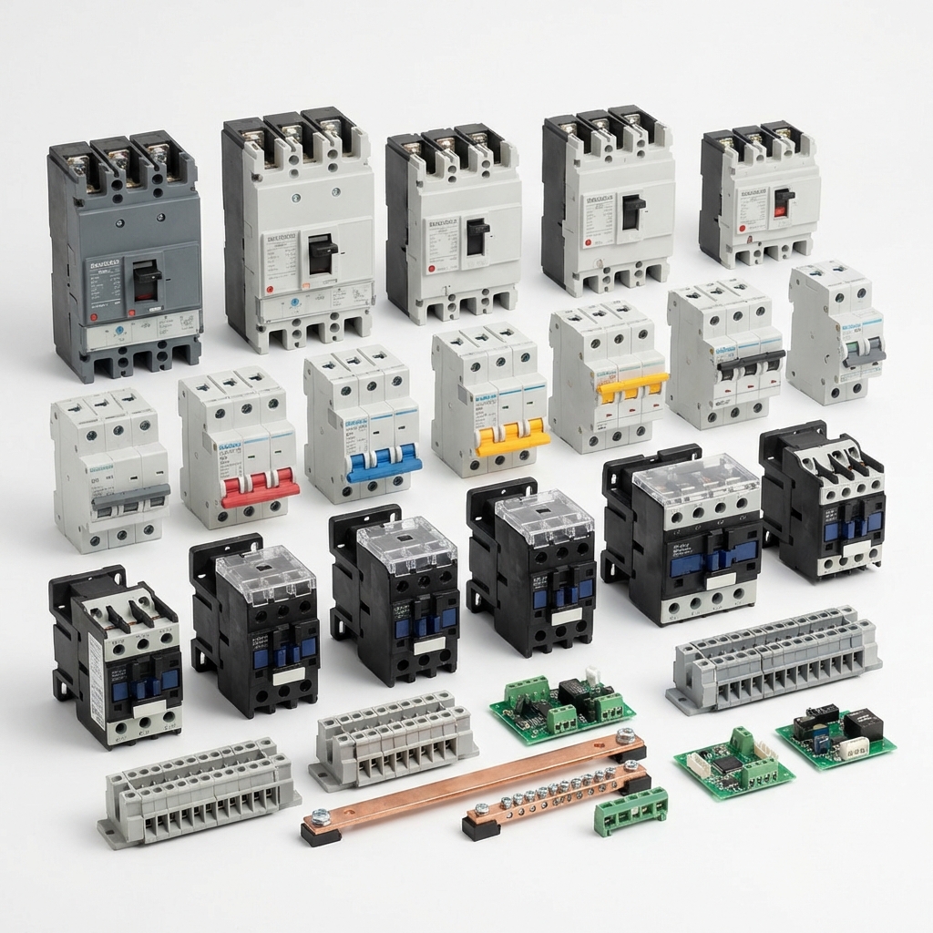 Switchgear MCB MCCB from Schneider, L&T, Siemens